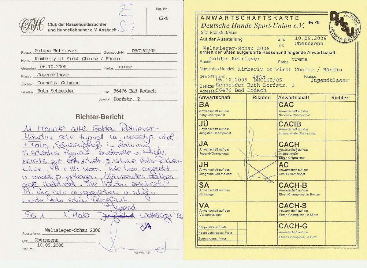 Weltsiegerschau Obernzenn10092006